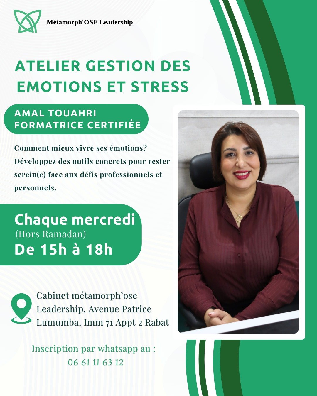 Atelier Prise de parole en public – Amal Touahri